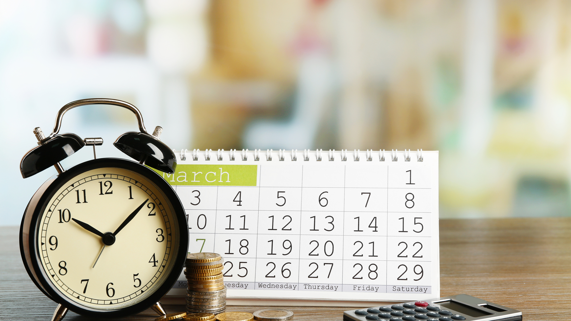 Calendar with recurring payments